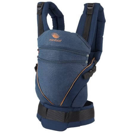 Manduca Draagzak XT Cotton denimblue-toffee