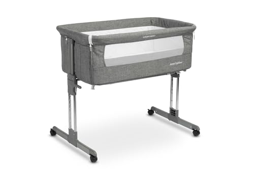 CARETERO best for babies TERO-3950 Babyweige Bettseite SLEEP2GETHER Graphit, grau