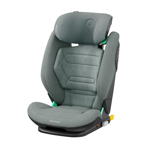 Maxi-Cosi RodiFix Pro² i-Size Kindersitz, 100–150 cm, 3,5–12 Jahre, ISOFIX Autositz Kinder, 3 Liegepositionen, ClimaFlow, Verstellbare Höhe/Breite, G-CELL Side Impact Protection, Authentic Grey