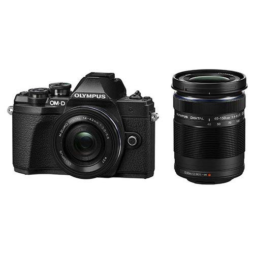 Olympus OM-D E-M10 Mark III schwarz + 14-42mm II R + 40-150mm R