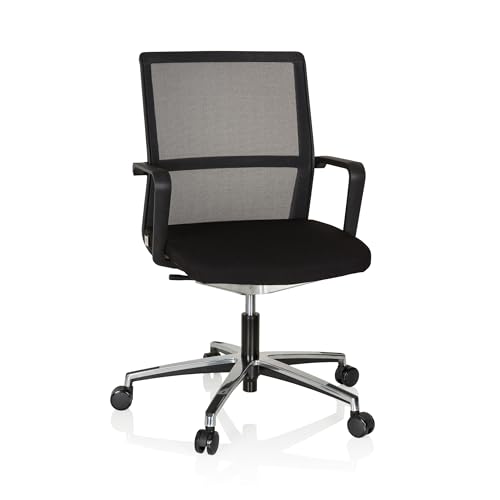 hjh OFFICE 608904 Bürostuhl Move-TEC NET 3D Stoff/Netz Schwarz Drehstuhl für dynamisches & gesundes Sitzen
