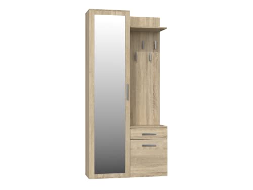 TOP E SHOP Armario Duo Sonoma Set