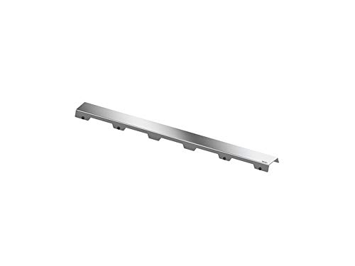 TECE 600882 drainline Designrost „steel II“ (Länge 80 cm; Edelstahl poliert; sehr belastbar) silber