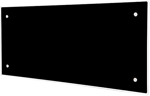 Adax CLea H - Intelligente Wifi Wandkonvektor - 400W, Schwarz | Elektroheizung Wandmontage | Elektroheizkörper - 340mm | Smartphone-Steuerung | LCD-Anzeige | Heizung Elektrisch | KWT | IP24C