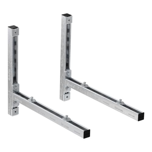 Fischer Wandkonsole Klimagerät 600 mm KSU 600 für Klimaanlage, Pumpen an Wänden, Wandträger 553735