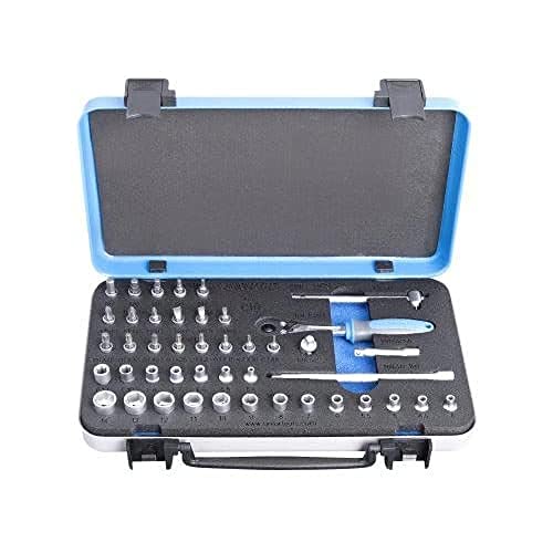 Unior 188B Steckschlüssel-Sortiment 1/4 Zoll in Metallkassette