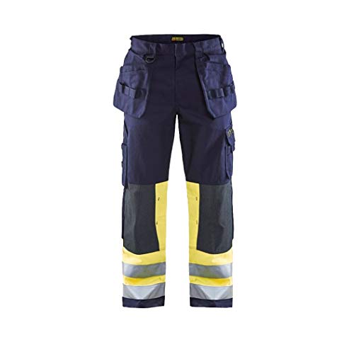 Blaklader 14791514 Multinorm-Hose, Marineblau/Gelb, grootte C54