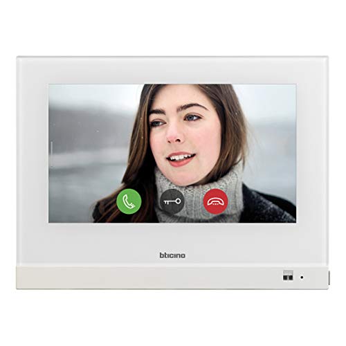 BTICINO, 7" Video-Hausstation mit Touchscreen Monitor, MyHOME Zentrale mit WLAN/LAN und Smartphone Anbindung, 3488W