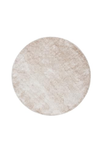 Mattis Polyester Carpet - Beige - ø200