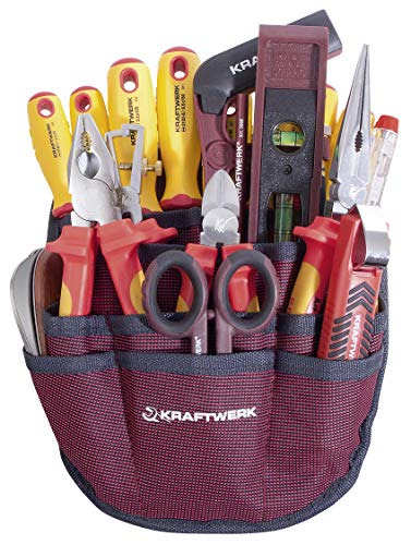 Kraftwerk 3996ET Elektriker-Werkzeugsatz in Gürteltasche