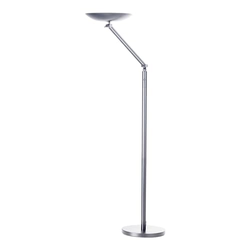 Unilux LED Deckenfluter Varialux, silbergrau