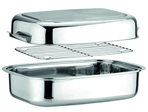 Tescoma Bräter, Edelstahl, Silber, 44 x 28 x 14 cm