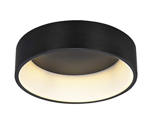 WOFI PURE Deckenleuchte, Acryl, 36 W, Schwarz