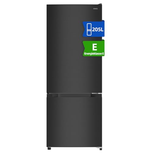 CHIQ FBM205L42 Kühlschrank – 205L (153L Frisch- + 52L Gefrierfach), Low Frost, Energieeffizienzklasse E, 39 dB leise, Türen wechselbar