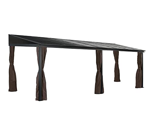 Sojag Aluminium Terrassenüberdachung Portland 1016 | Anthrazit | 288x488x240 cm