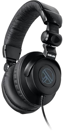 QUIK LOK - HP-10 Kopfhörer 32 Ohm, geschlossen, 50 mm, mit 6,3-mm-Klinkenadapter, ideal für Home Recording, Monitoring und langes Hören