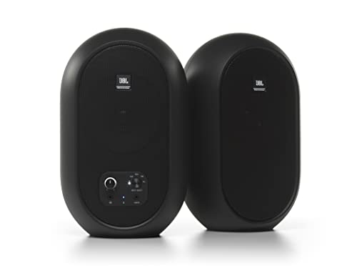 JBL 1 Serie 104 Kompakte, aktive Desktop-Referenzlautsprecher mit Bluetooth (paarweise verkauft)