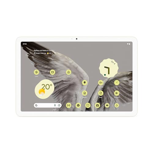 Google Pixel Tablet – Android-Tablet mit 11"-Display und einem Akku mit Langer Laufzeit – 8 GB RAM – 256 GB Speicherplatz – Porcelain