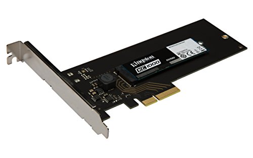 Kingston KC1000 NVMe PCIe SSD 480GB Gen2 x4 (mit HHHL AIC card)