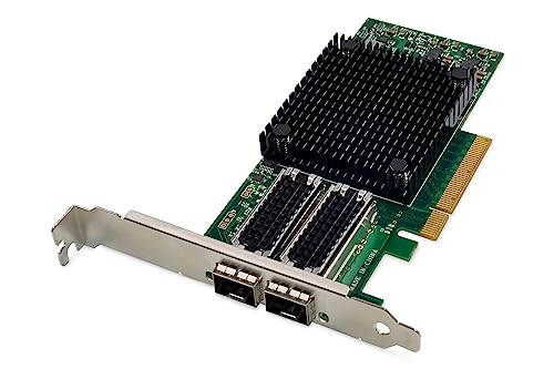 DIGITUS 25 Gigabit Ethernet Server Netzwerkkarte - 2 Port SFP28 - NIC - 1000/10000/25000 Mbps