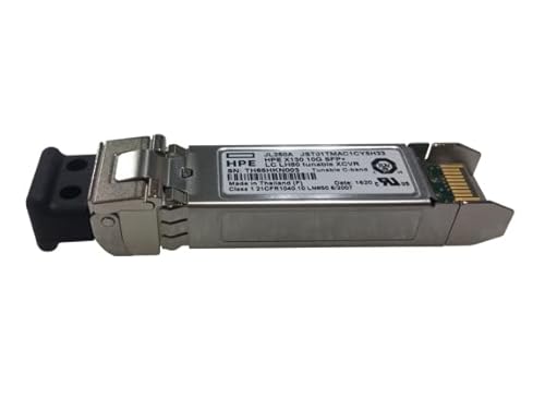 Hewlett Packard Enterprise X130 10G SFP+ LC LH80 tunable Netzwerk-Transceiver-Modul (Glasfaser, 1000 Mbit/s, SFP+