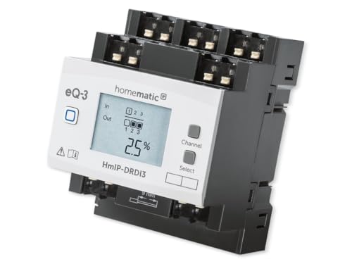 eQ-3 HmIP Dimmaktor f Hutschienenmont. 3fach HmIP-DRDI3