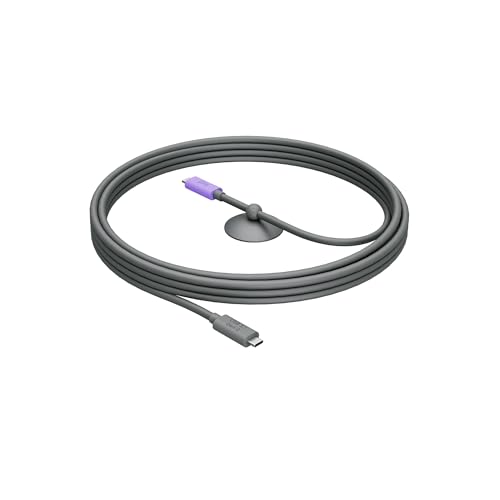 Logitech Aktives USB-Kabel | BYOD-Einkabelverbindung mit MeetUp 2 | Videokonferenzzubehör für kleine Räume