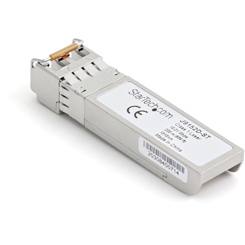 StarTech.com Transceiver Modul (SFP+ Module, 10GBase-LRM HP kompatibel, Glasfaser, 1310 nm, LC Multimode mit DDM)