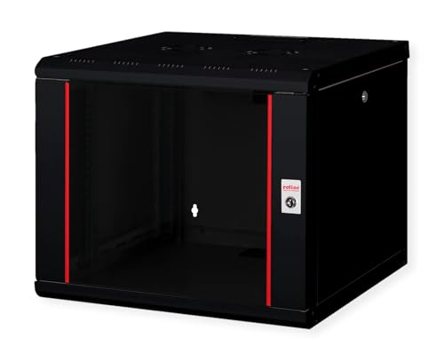 ROLINE 19-Zoll Wandgehäuse Pro 9 HE, 600x600 BxT schwarz