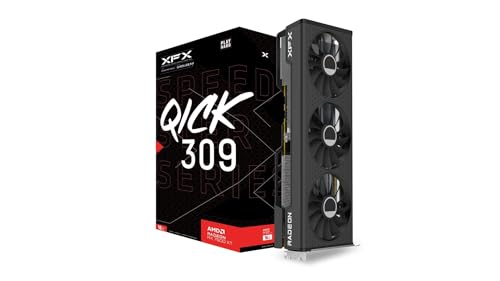 XFX Grafikkarte Speedster QICK309 Radeon RX 7600 XT schwarz (RX-76TQICKBP)