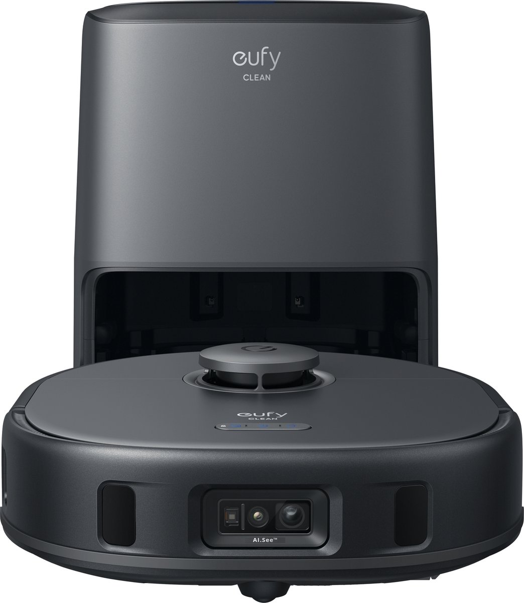 Eufy RoboVac X9 Pro ACS in schwarz | Saug- & Wischroboter | 5.500 Pa Saugkraft | 2 rotierende Wischmopps | 56 dB | 180 Minuten Betriebszeit | HEPA