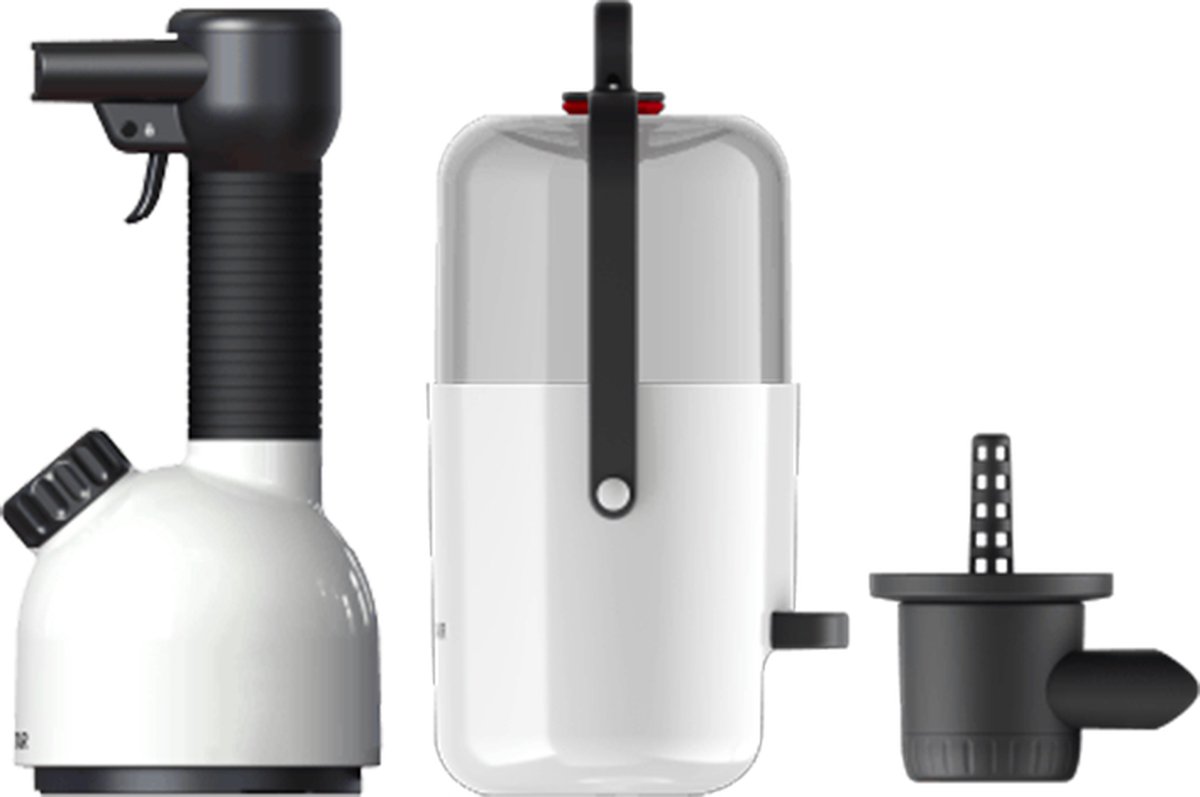 Laurastar IGGI Dampf-Sterilisierungs-Set | Dampfbürste | Kompakt | Glätten & Desinfizieren | Dry Microfine Steam-Technologie | Sterilisieren