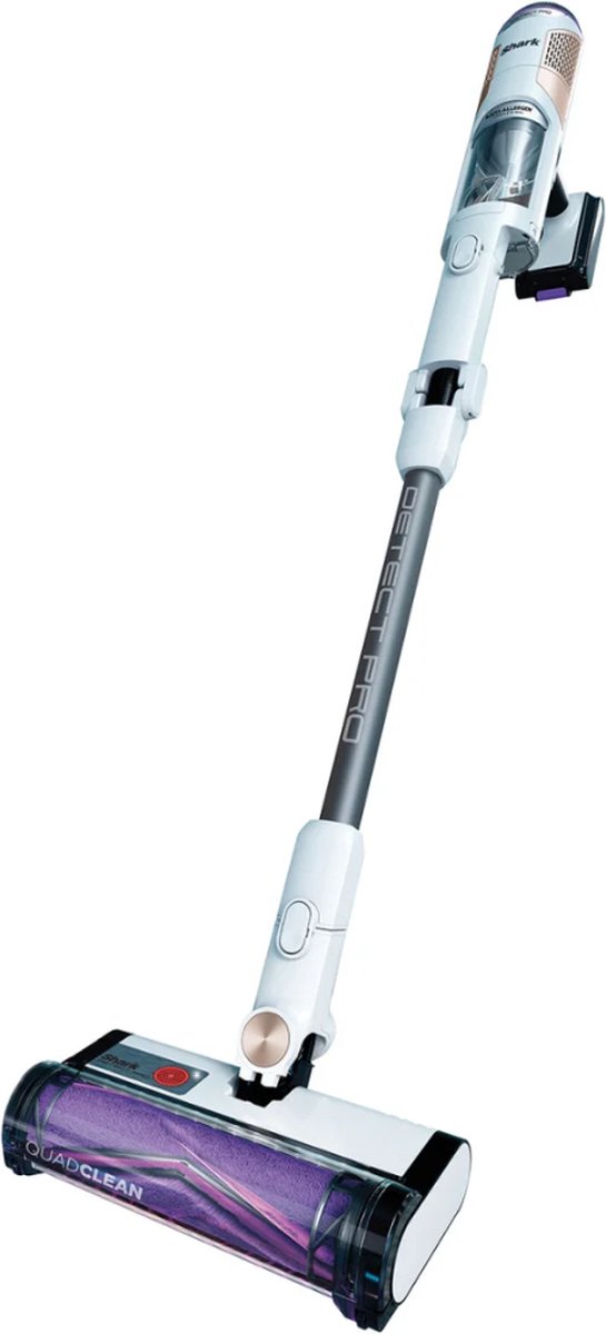 Shark IW1611DE DETECT PRO | Akku-Staubsauger | Mit Bürstenrolle | 240 Watt | 60 Minuten Akkulaufzeit | Bodenbeleuchtung | Rotierende Bürstenwalze