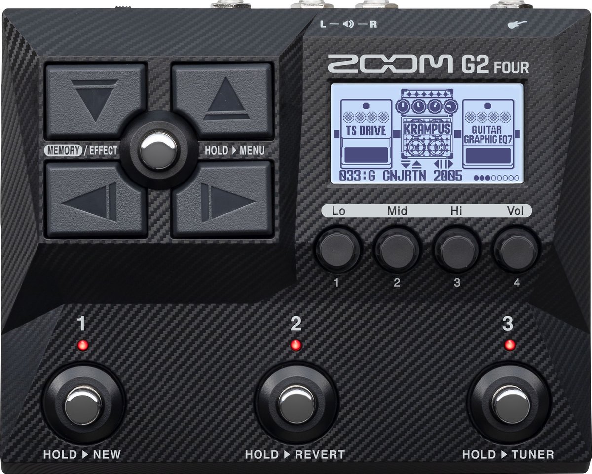 Zoom G2 Four, Multieffektgerät für E-Gitarre