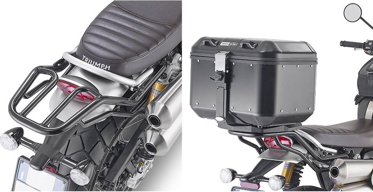 GIVI SR Top case holder Monokey, Motorcycle-specific luggage, SR6416