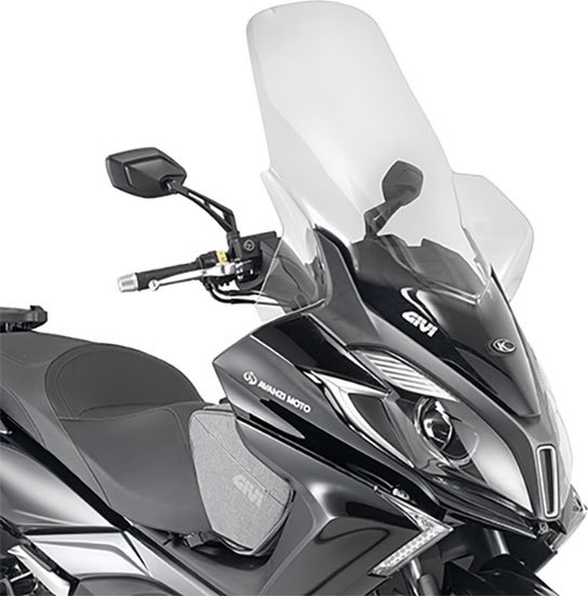 GIVI Windshield, for motorcycles and scooters, D6107ST Tall transparent