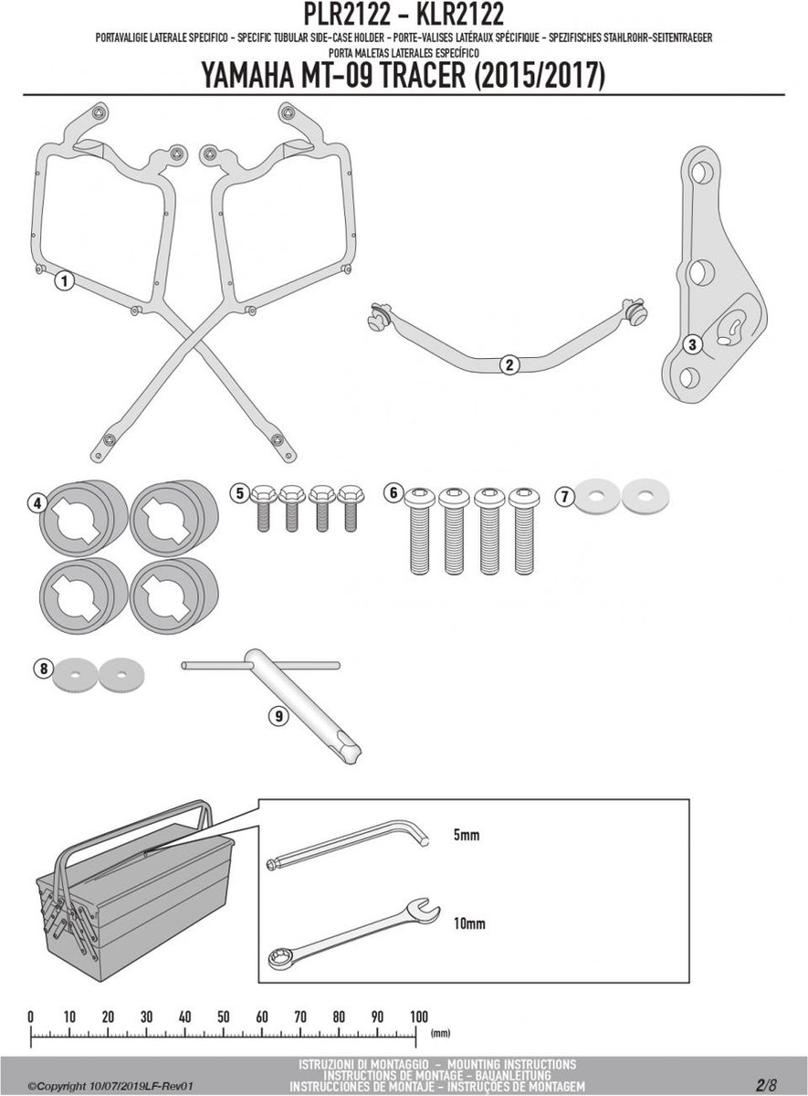 GIVI PLR Side case holders, Motorcycle-specific luggage, PLR2122