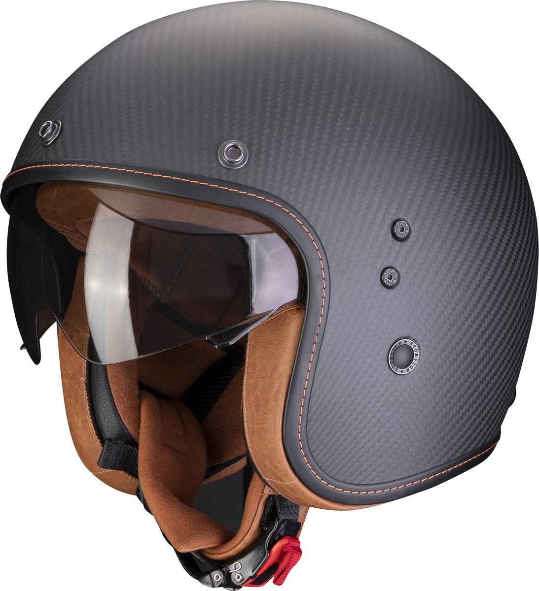 SCORPION Belfast Evo Carbon Matt, Jet helmet, Black