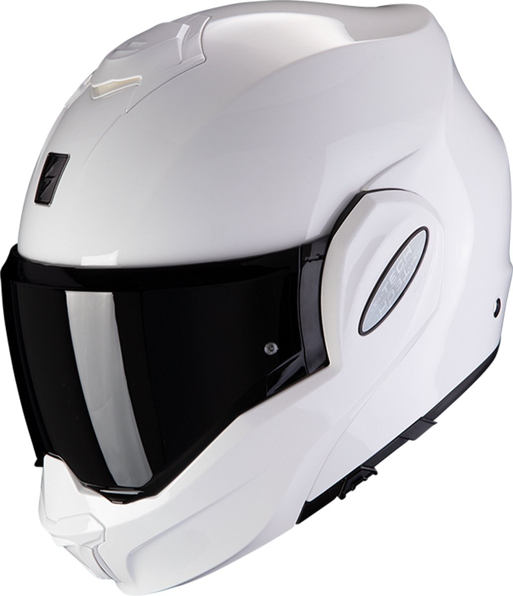 SCORPION EXO-Tech Evo Solid, Modular helmet, White