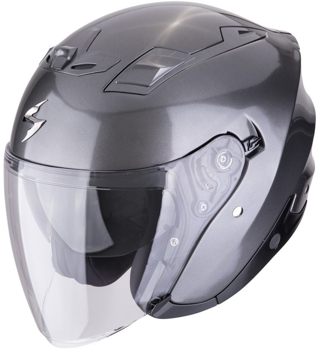 SCORPION EXO-Z1 Solid, Jet helmet, Metallic Grey