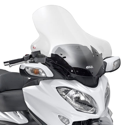 GIVI Windshield, for motorcycles and scooters, D3104ST Tall transparent