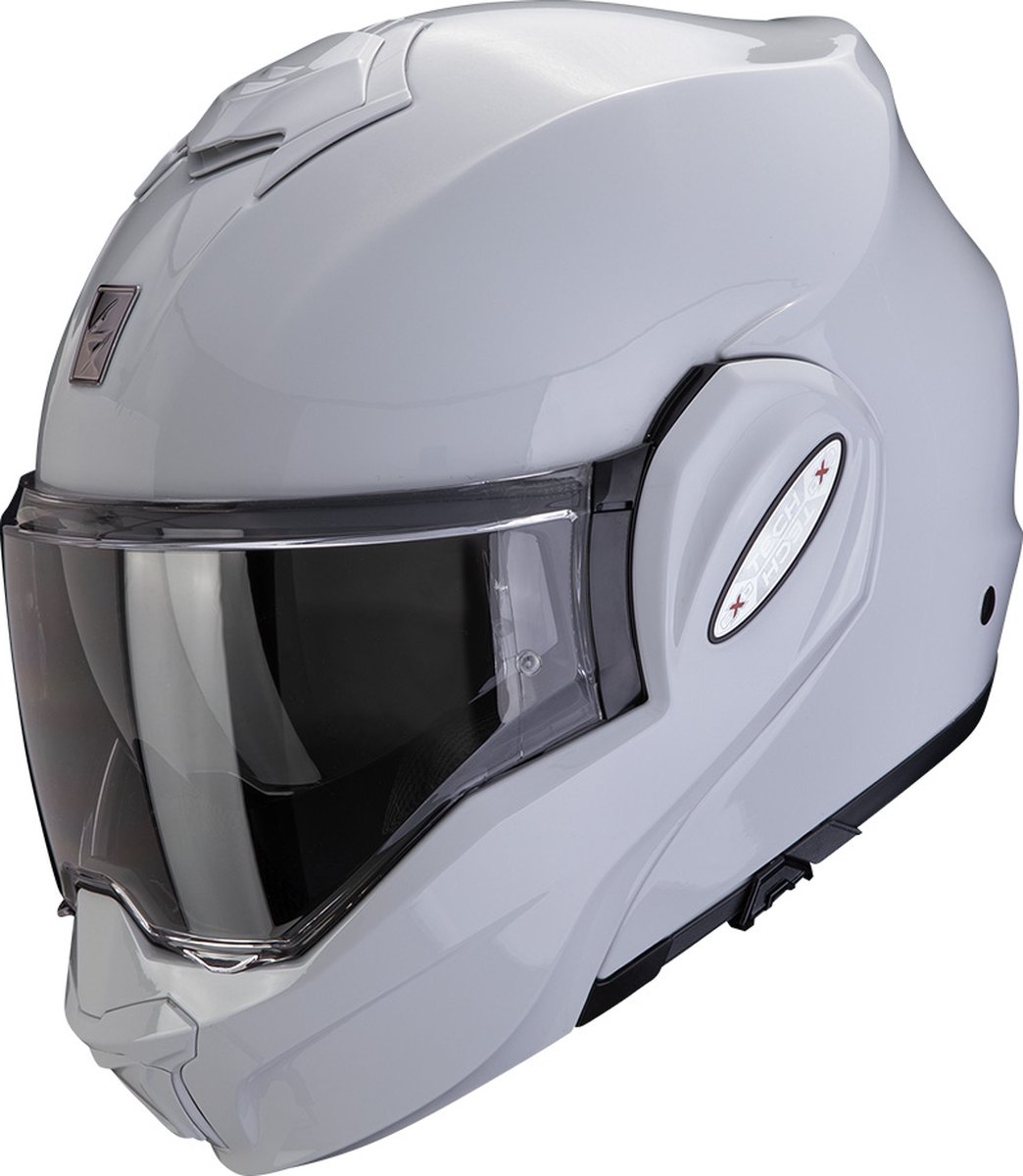 SCORPION EXO-Tech Evo Pro Solid, Modular helmet, Light grey