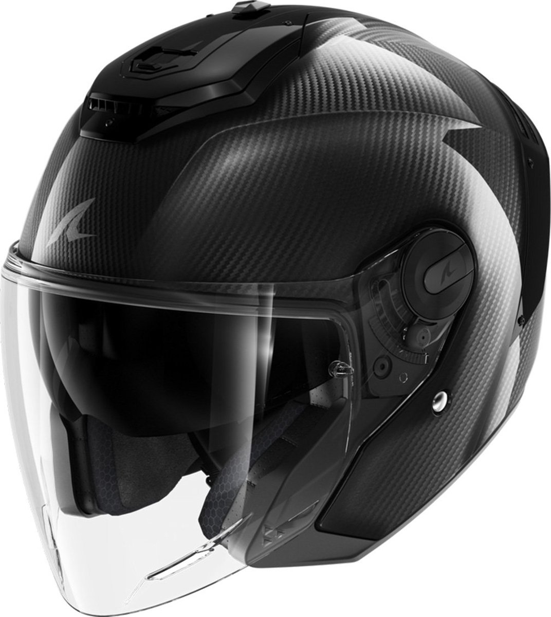 SHARK RS Jet Full Carbon, helmet, Carbon-Anthracite-Carbon DAD