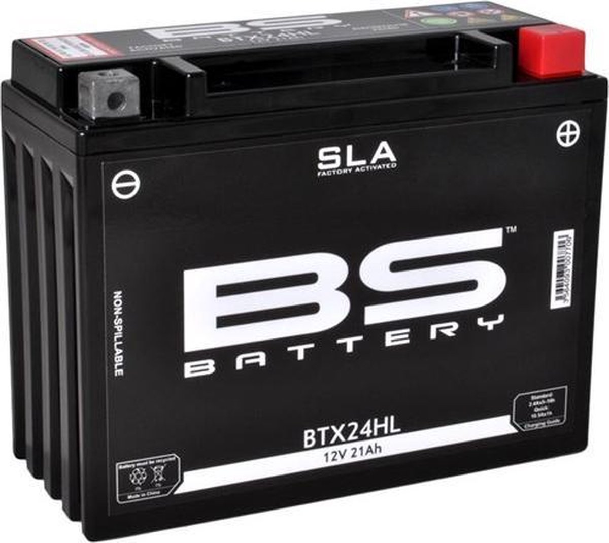 BS BATTERY Sealed battery maintenance free, Batteries for motorcycle & scooter, BTX24HL / B50-N18L-A/A2/A3 SLA