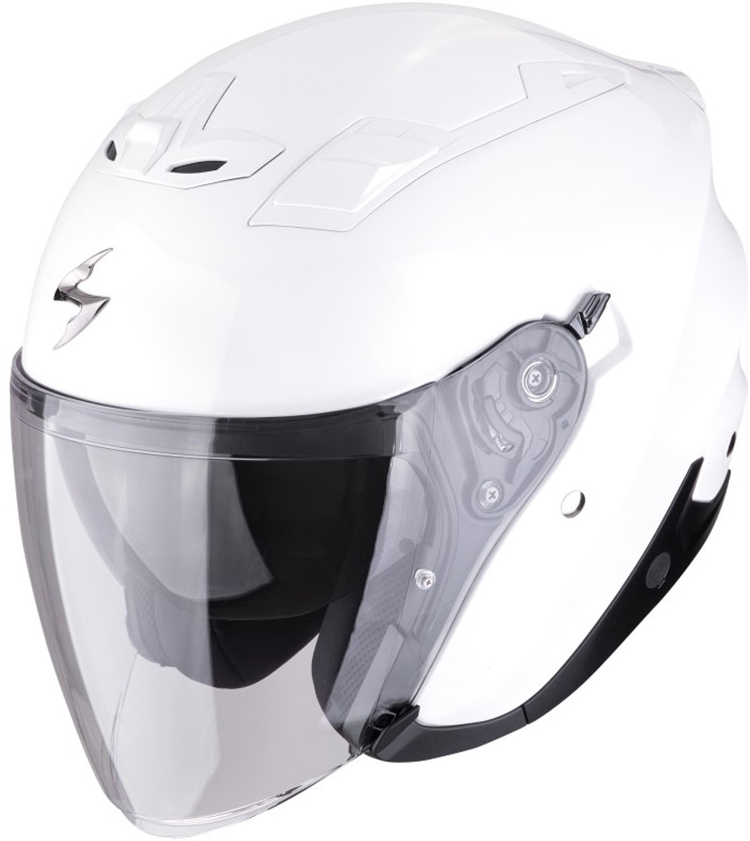 SCORPION EXO-Z1 Solid, Jet helmet, Pearl white