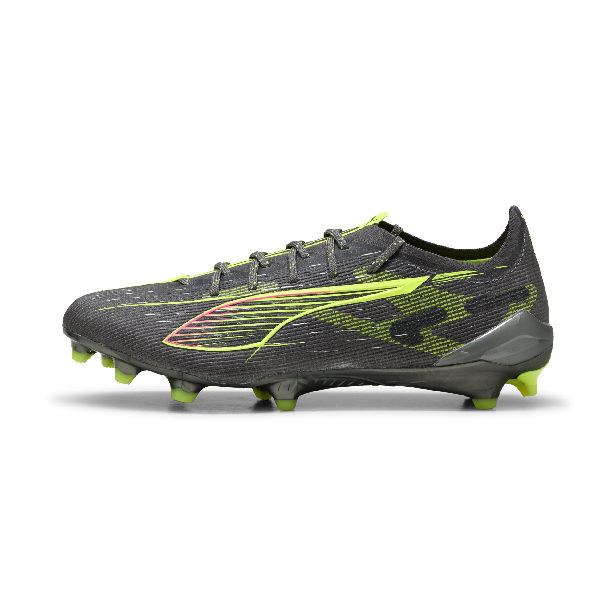PUMA ULTRA 5 ULTIMATE FG Fußballschuhe Unisex, Schuhe, Matte Aged Silver/Gelb Alert/Sun Struck, 36