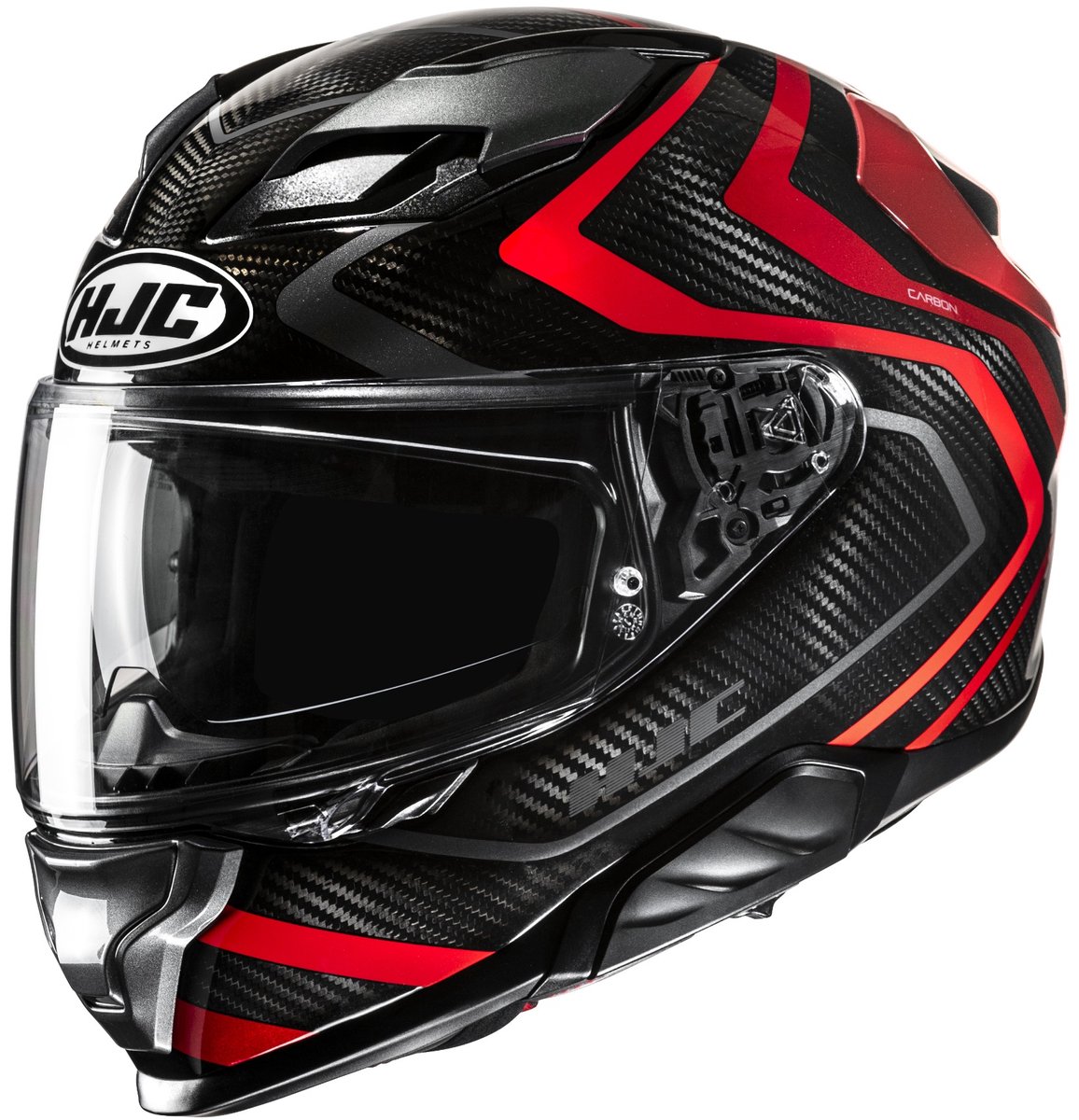 HJC F71 Carbon Nevio, Full-face helmet, Black Red