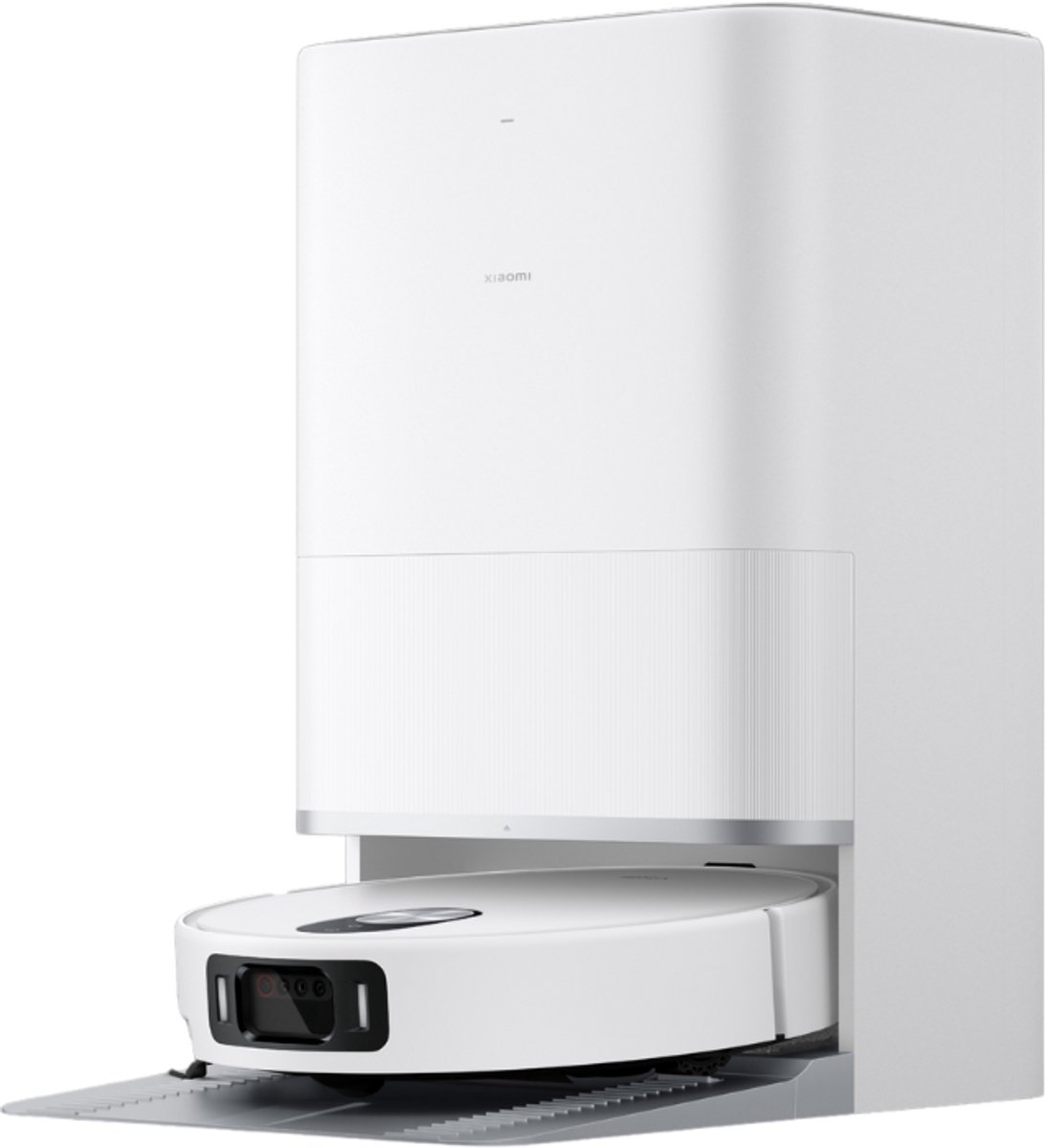Xiaomi Robot Vacuum 5 weiß | Saug-/Wischroboter | Außergewöhnliche Saugleistung von 20000 Pa | Ausziehbarer Mopp und Seitenbürste | Hindernisvermeidung