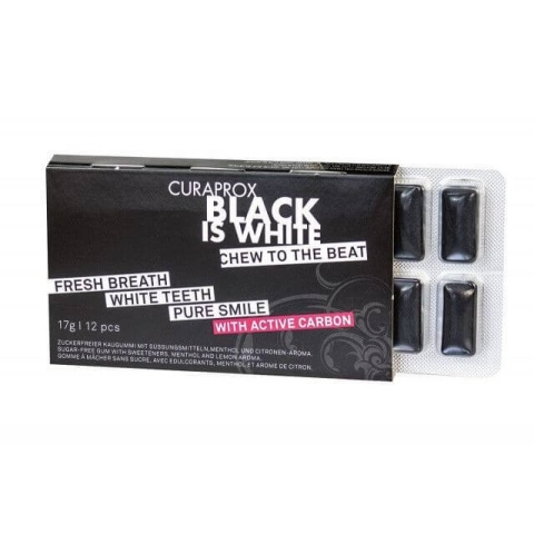 Curaprox Black Is White Kaugummi 12 Stück