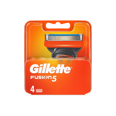 Gillette Fusion Rasierklingen-Nachfüllpackungen, 4 Stück